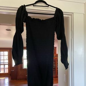 Nothingfitsbut body con long sleeve dress